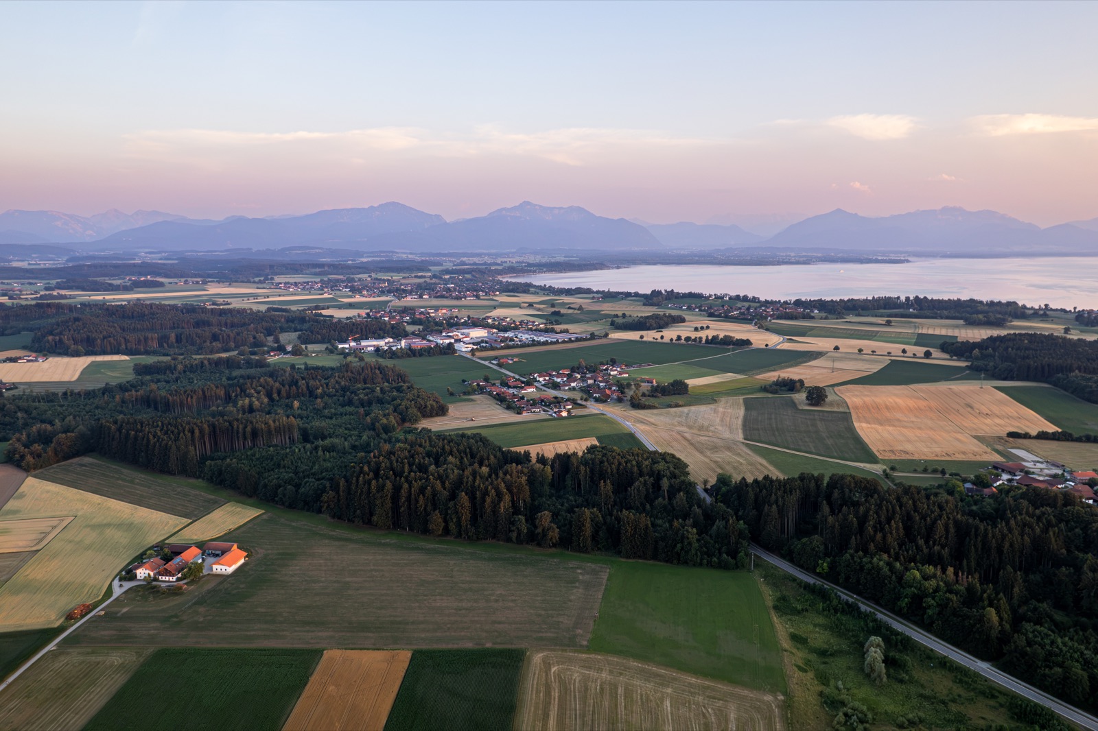 Letecký záběr z dronu